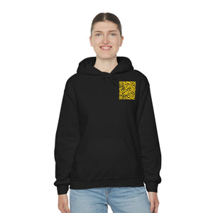 "QR Support" Unisex Heavy Blend Hooded Sweatshirt