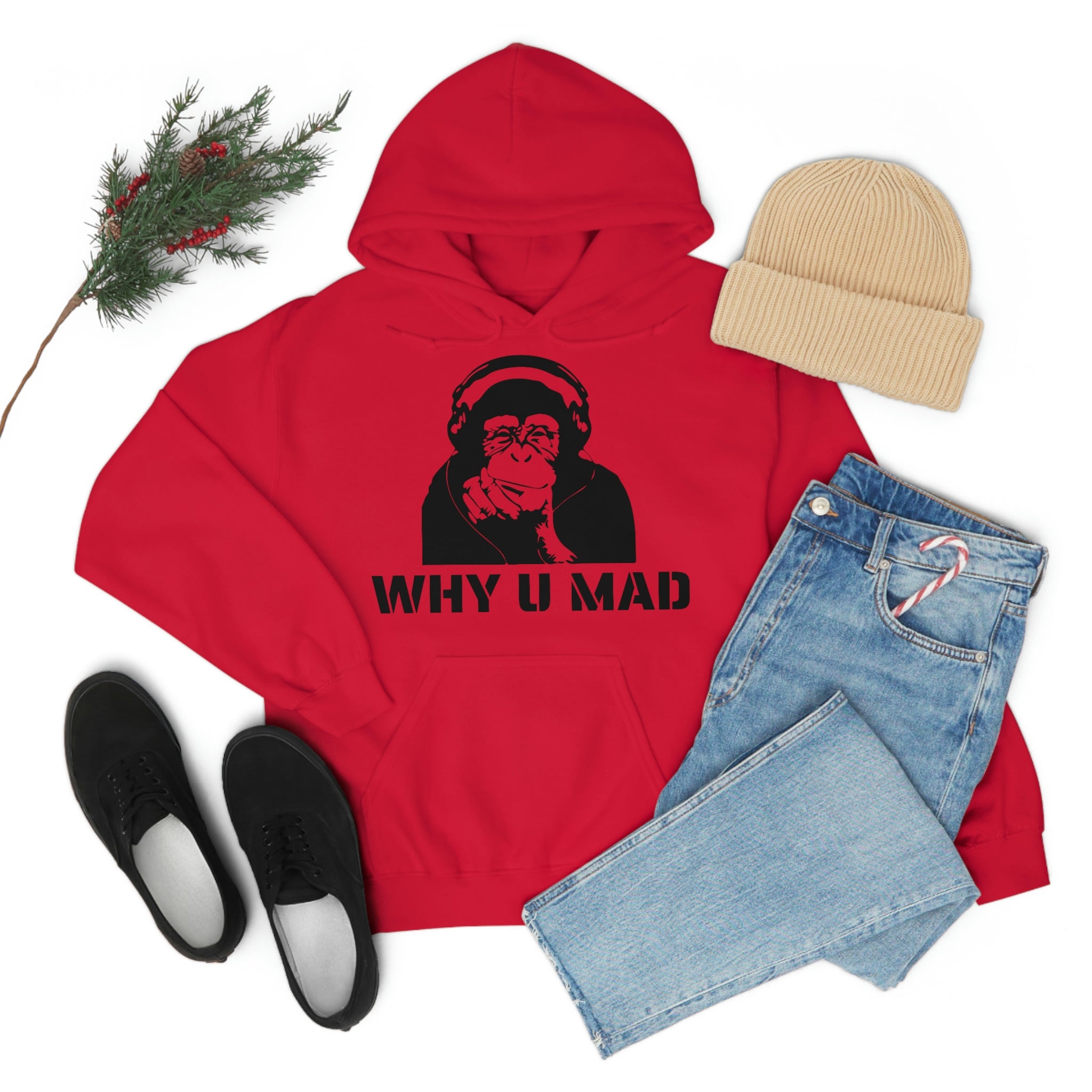 "Why U Mad" Unisex Heavy Blend™ Hooded Sweatshirt