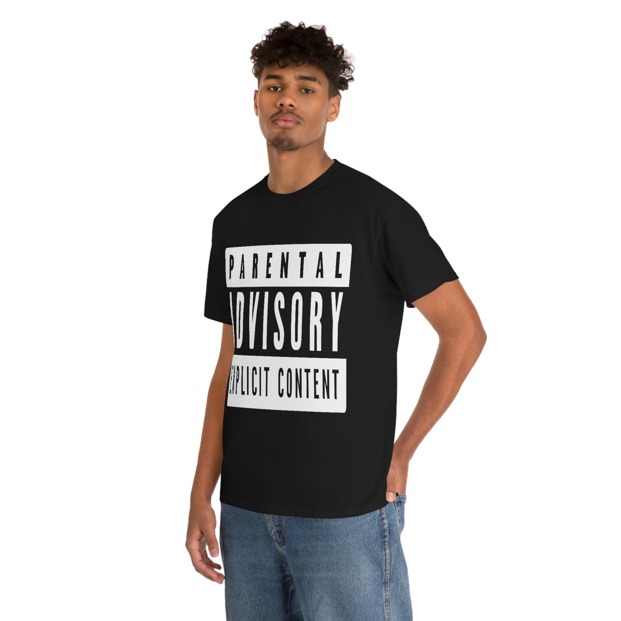 "Parental Advisory" Unisex Heavy Cotton Tee