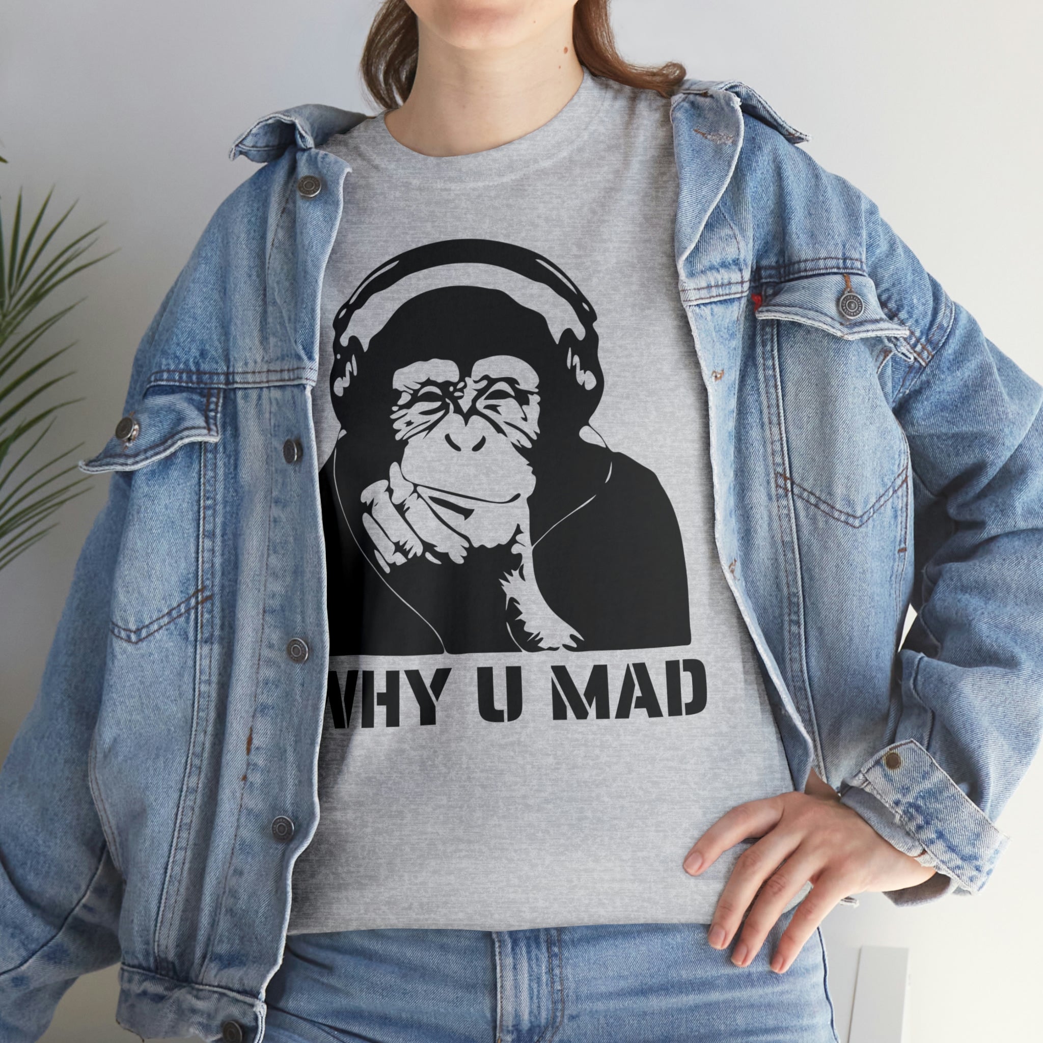 "Why U Mad" Unisex Heavy Cotton Tee