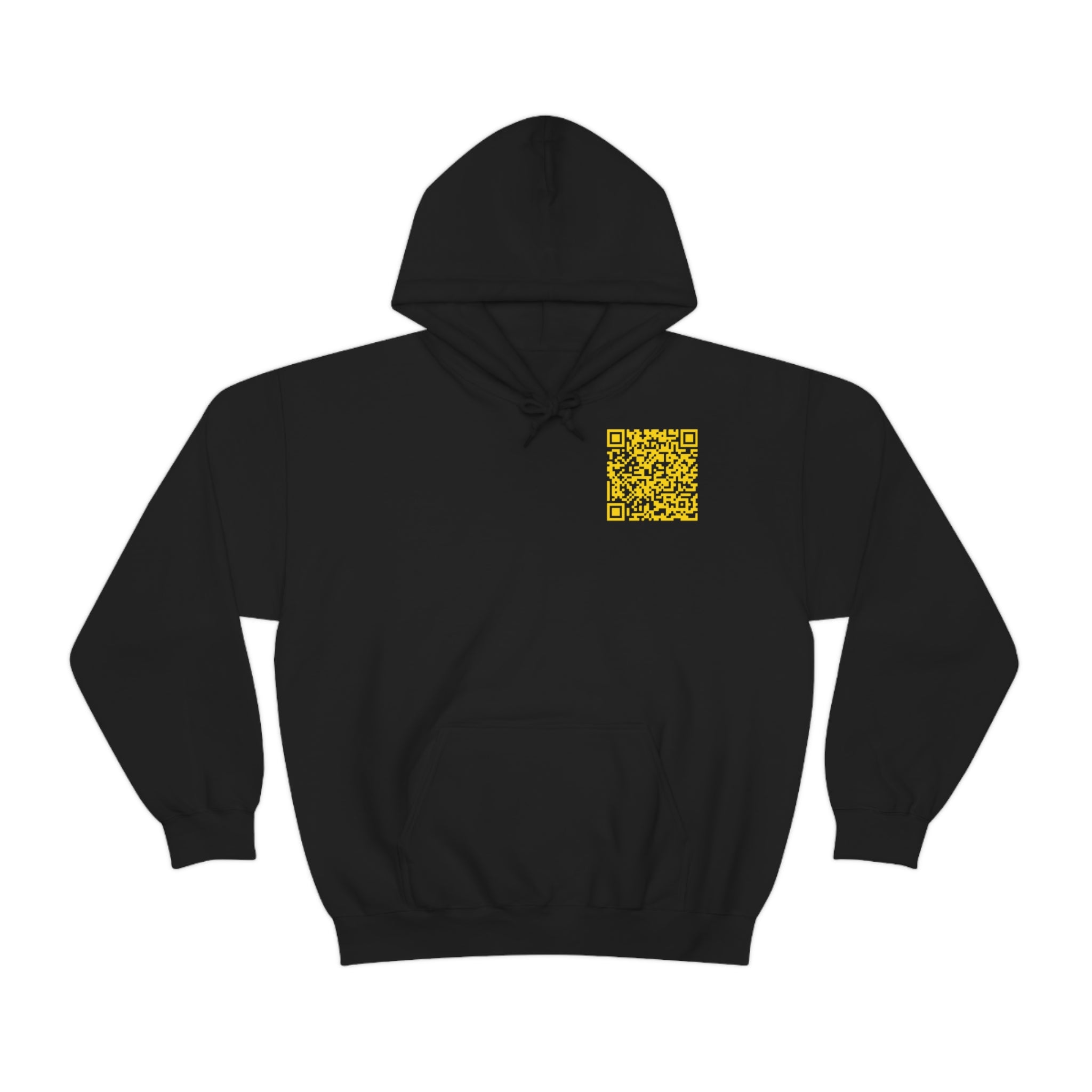 "QR Support" Unisex Heavy Blend Hooded Sweatshirt