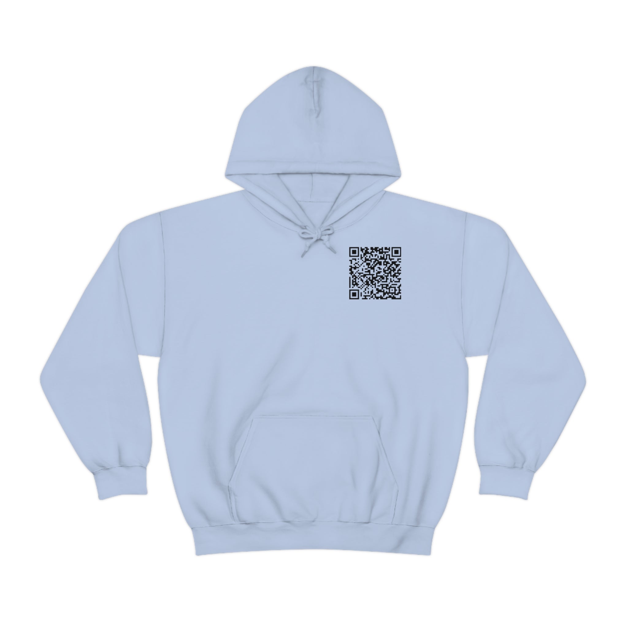 "QR Support" Unisex Heavy Blend Hooded Sweatshirt