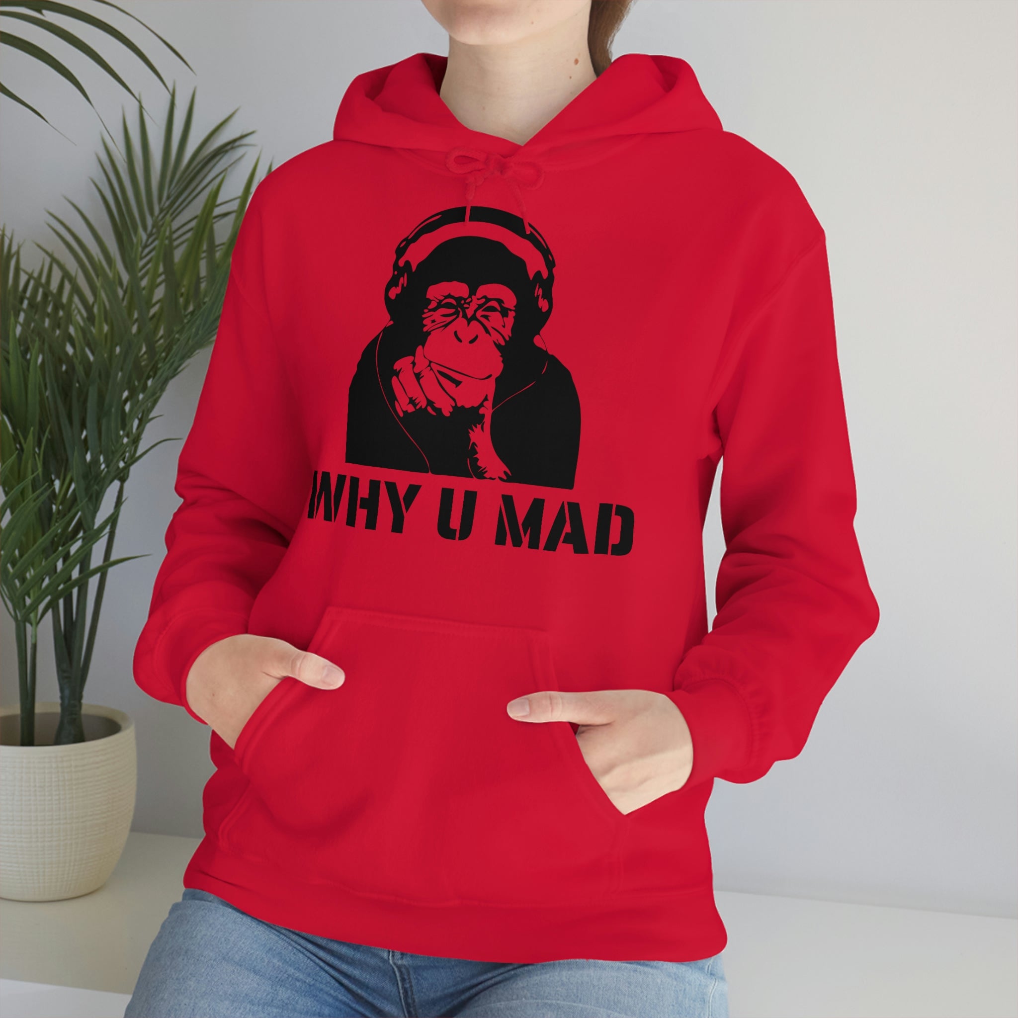 "Why U Mad" Unisex Heavy Blend™ Hooded Sweatshirt