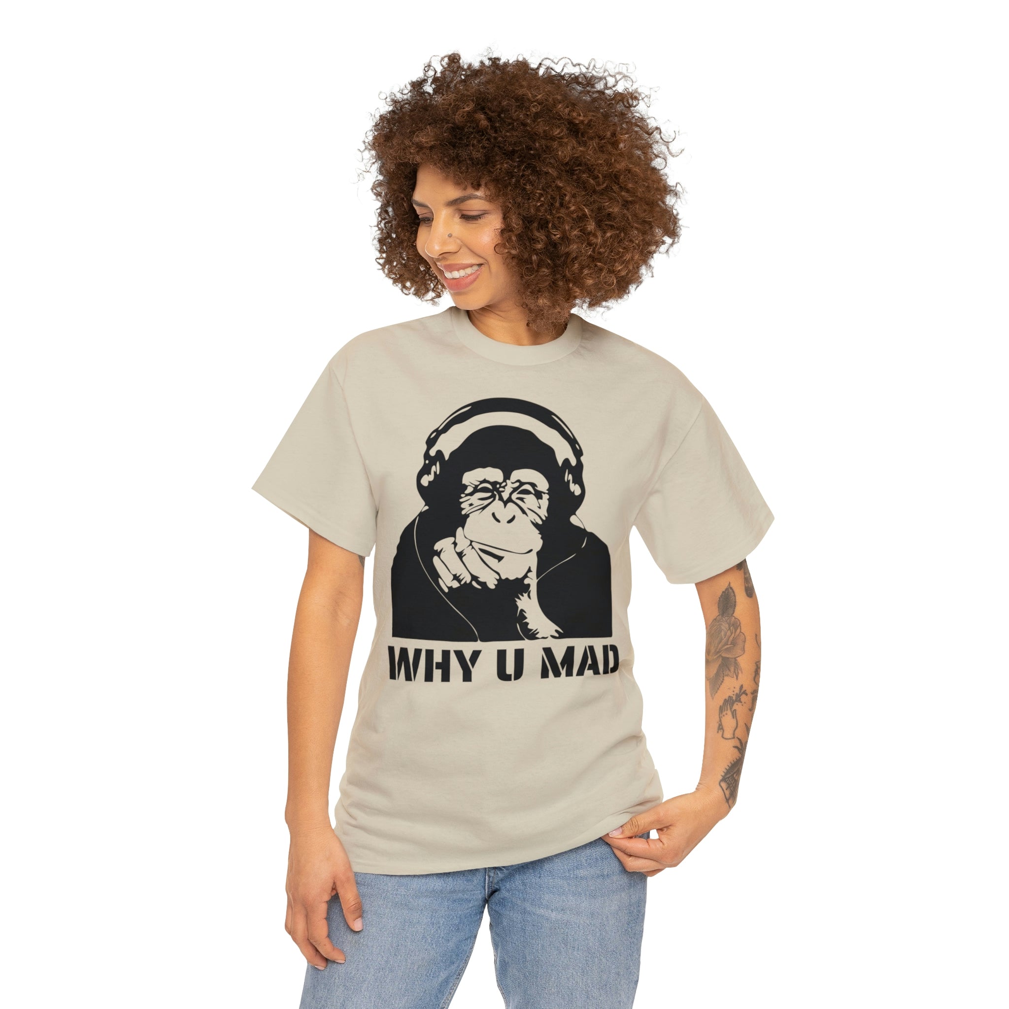 "Why U Mad" Unisex Heavy Cotton Tee