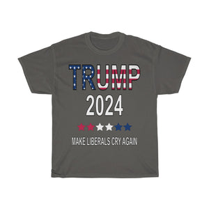 Unisex "Trump 2024" Heavy Cotton Tee (USA)