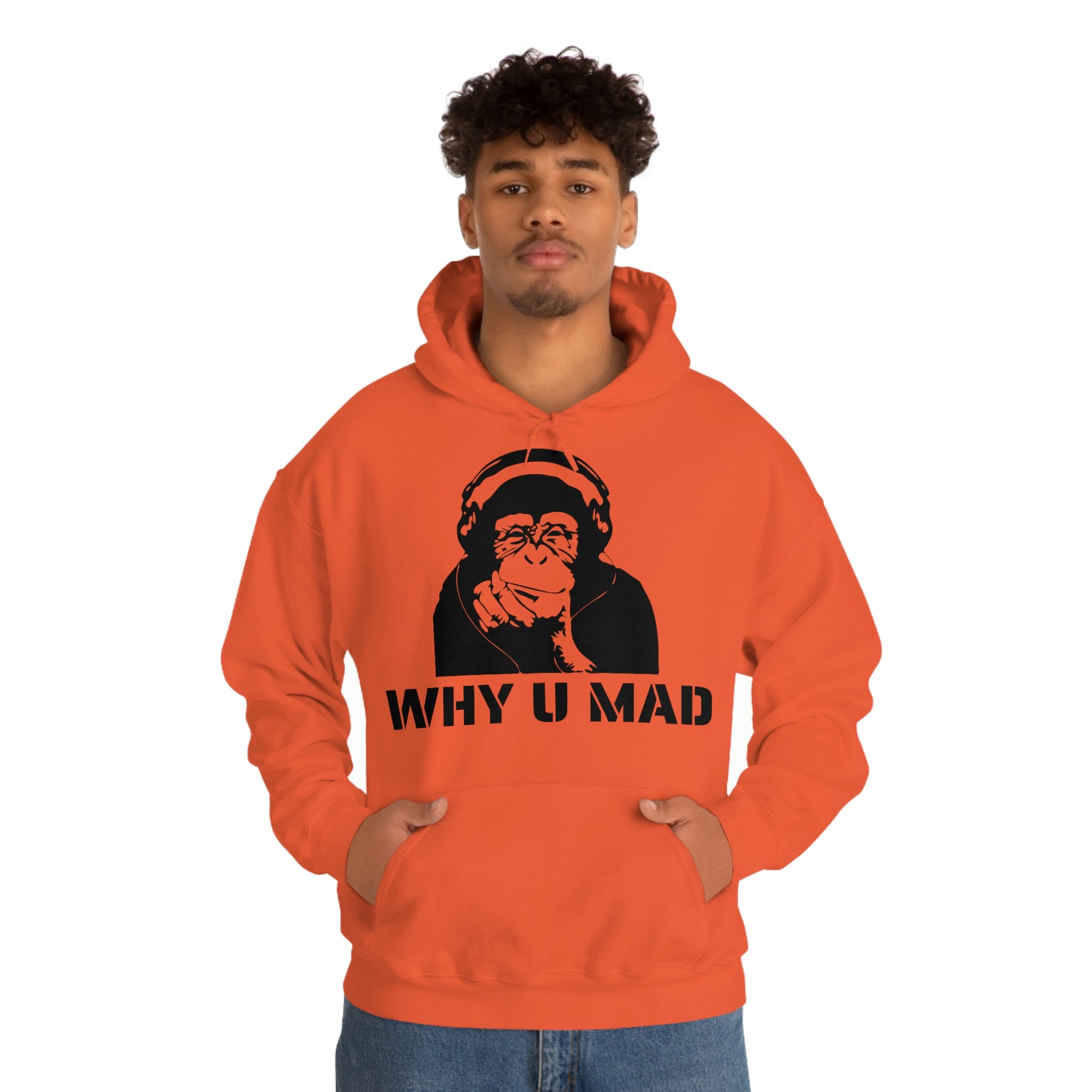 "Why U Mad" Unisex Heavy Blend™ Hooded Sweatshirt