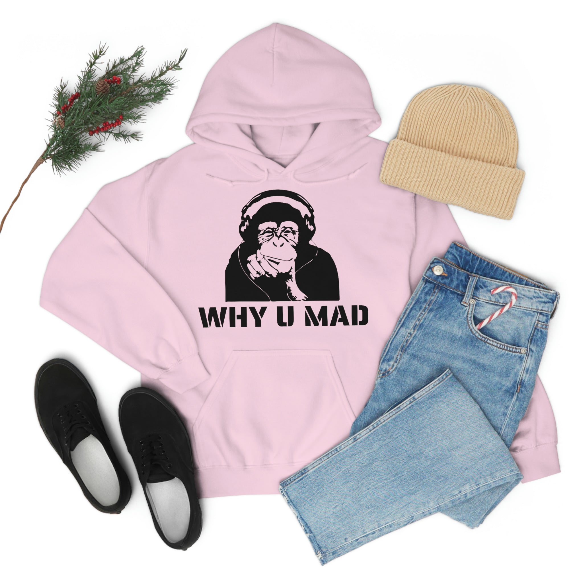 "Why U Mad" Unisex Heavy Blend™ Hooded Sweatshirt