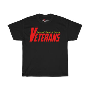 "Veterans" Unisex Heavy Cotton Tee (EUR)