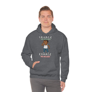 "Inhale/Exhale" Unisex Heavy Blend™ Hooded Sweatshirt