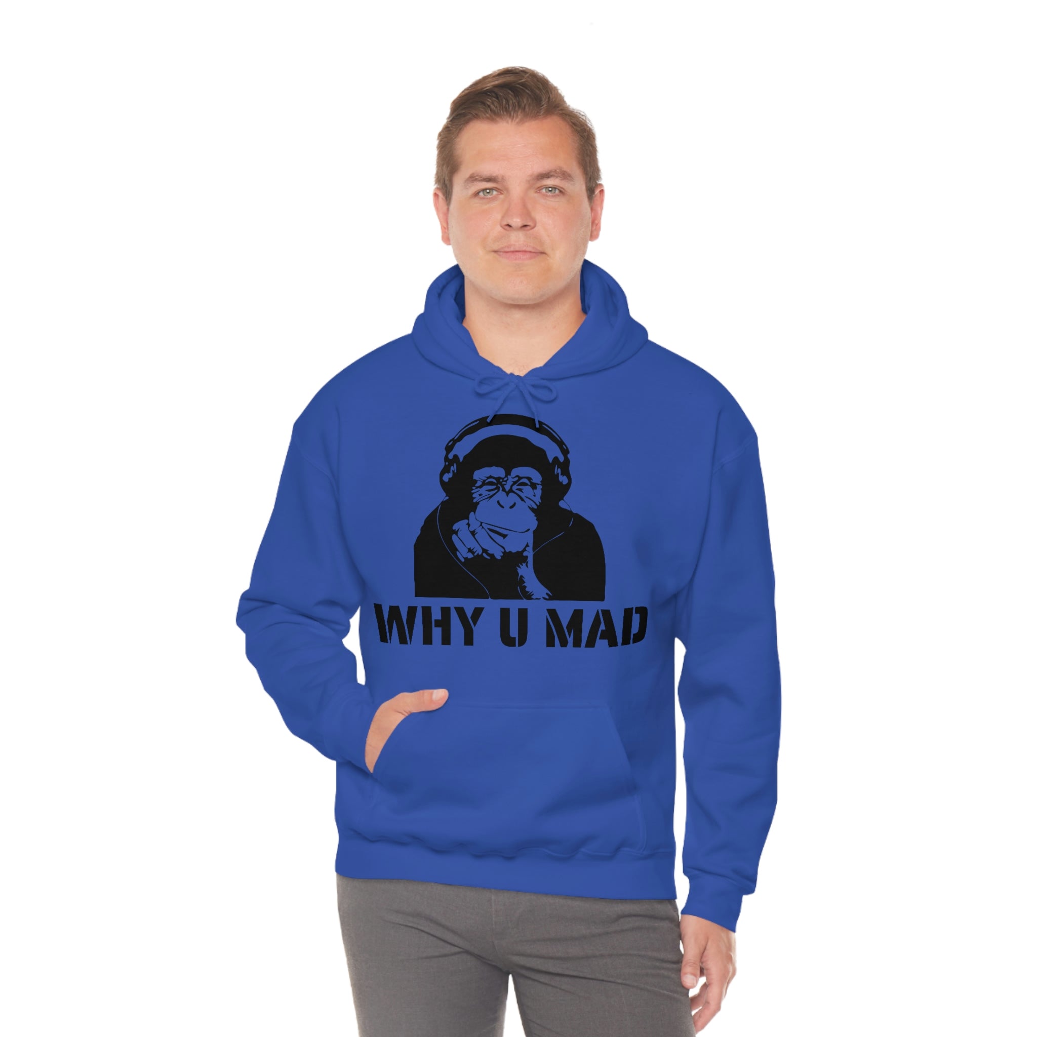 "Why U Mad" Unisex Heavy Blend™ Hooded Sweatshirt