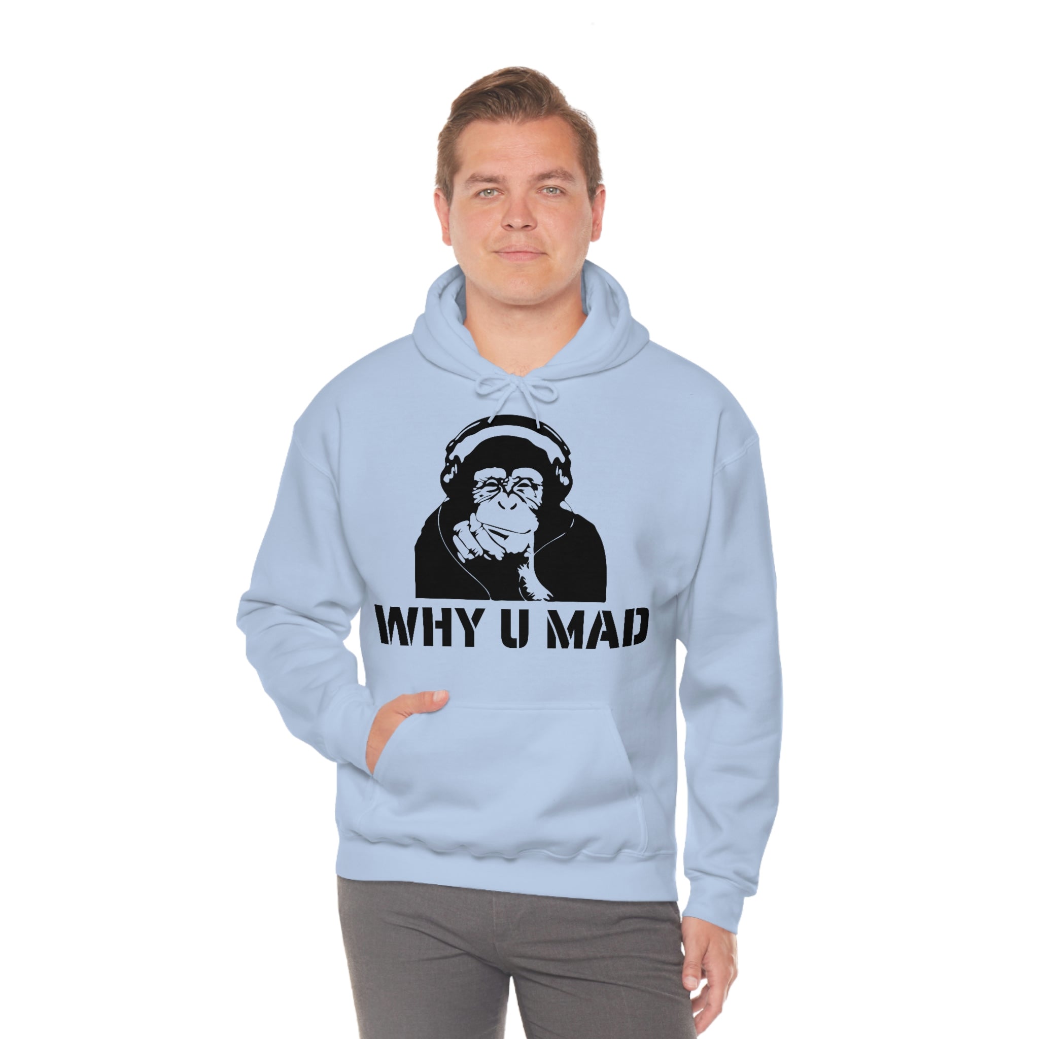 "Why U Mad" Unisex Heavy Blend™ Hooded Sweatshirt