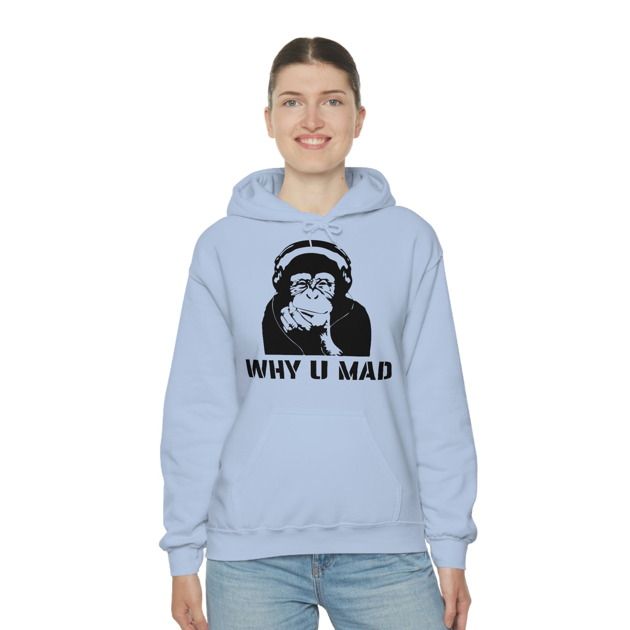 "Why U Mad" Unisex Heavy Blend™ Hooded Sweatshirt