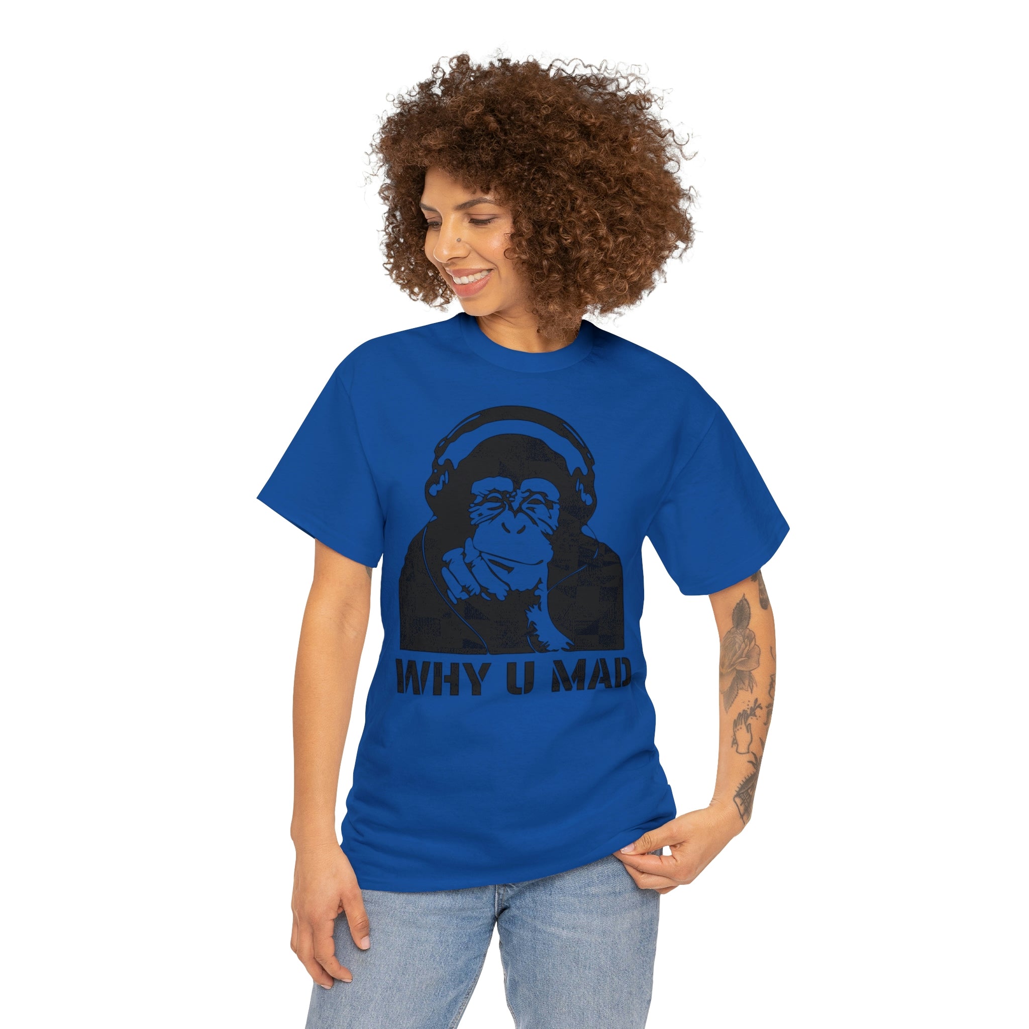 "Why U Mad" Unisex Heavy Cotton Tee