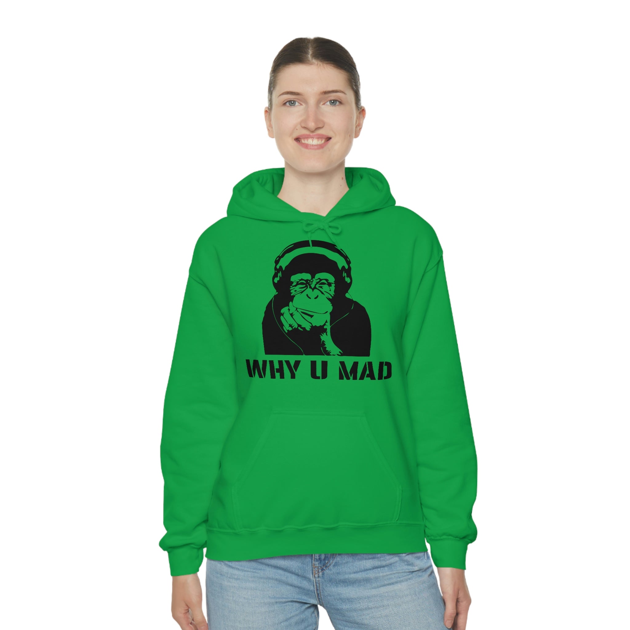 "Why U Mad" Unisex Heavy Blend™ Hooded Sweatshirt