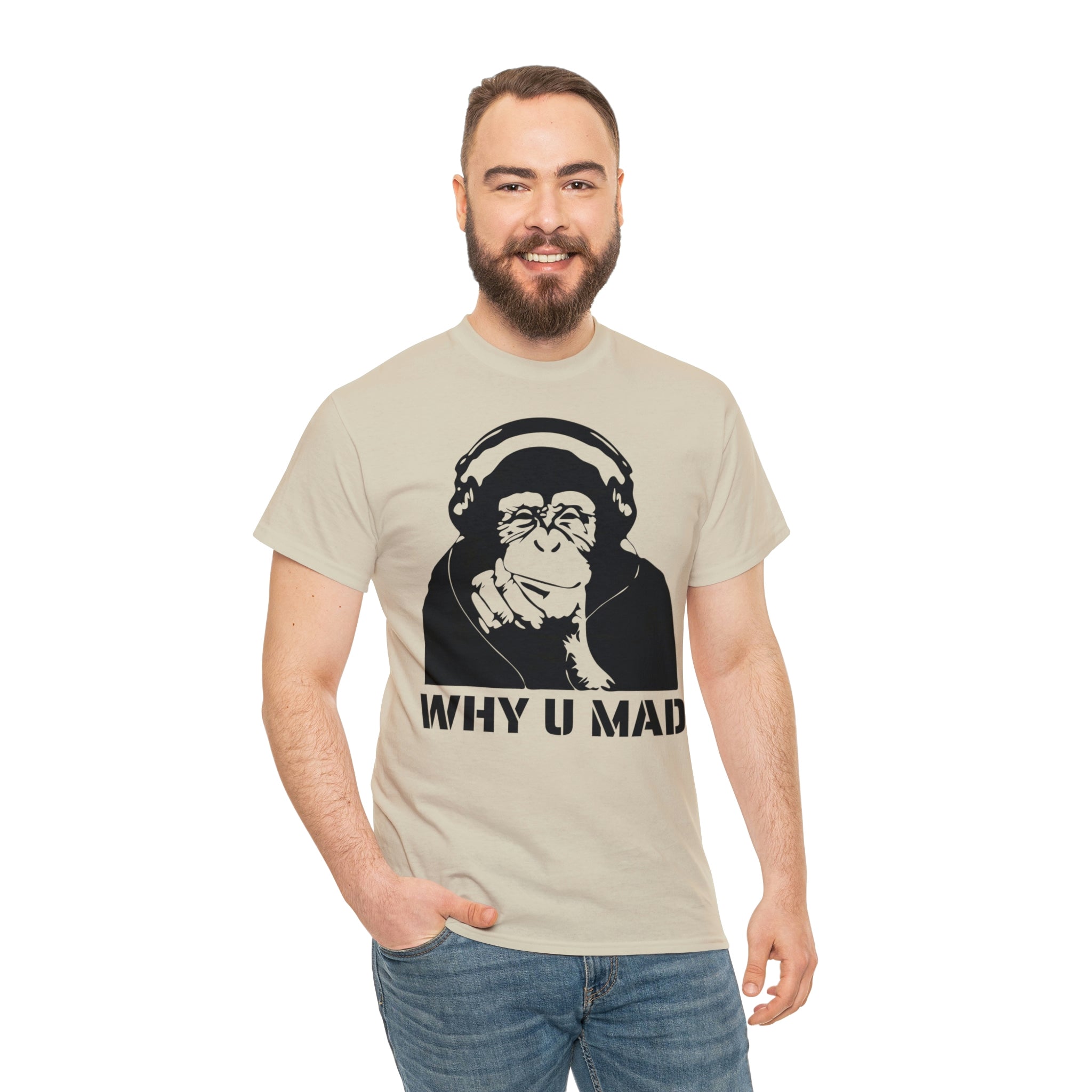 "Why U Mad" Unisex Heavy Cotton Tee