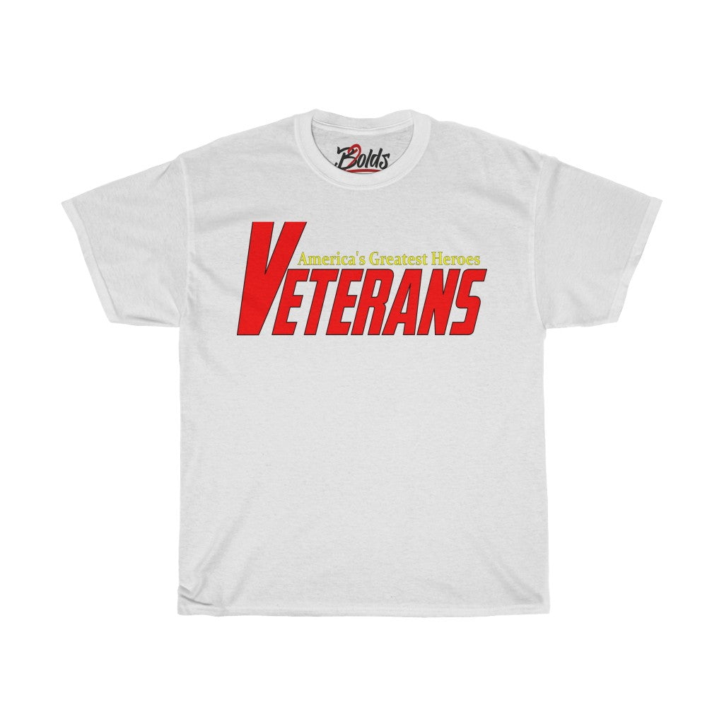 "Veterans" Unisex Heavy Cotton Tee (EUR)