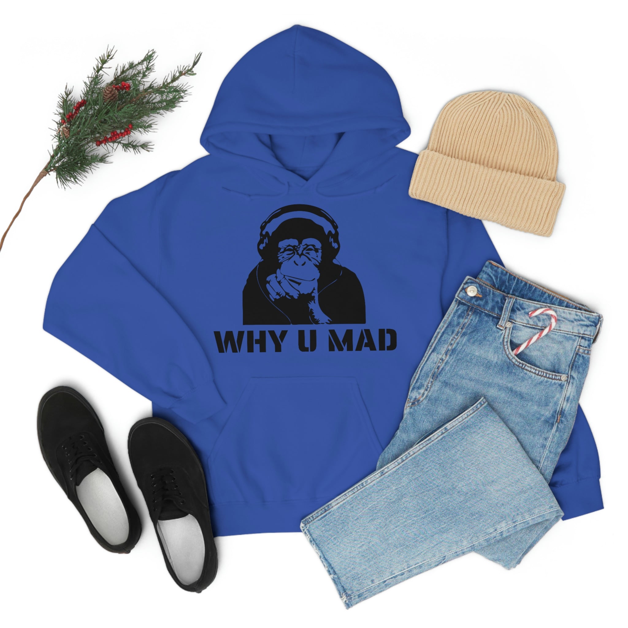 "Why U Mad" Unisex Heavy Blend™ Hooded Sweatshirt