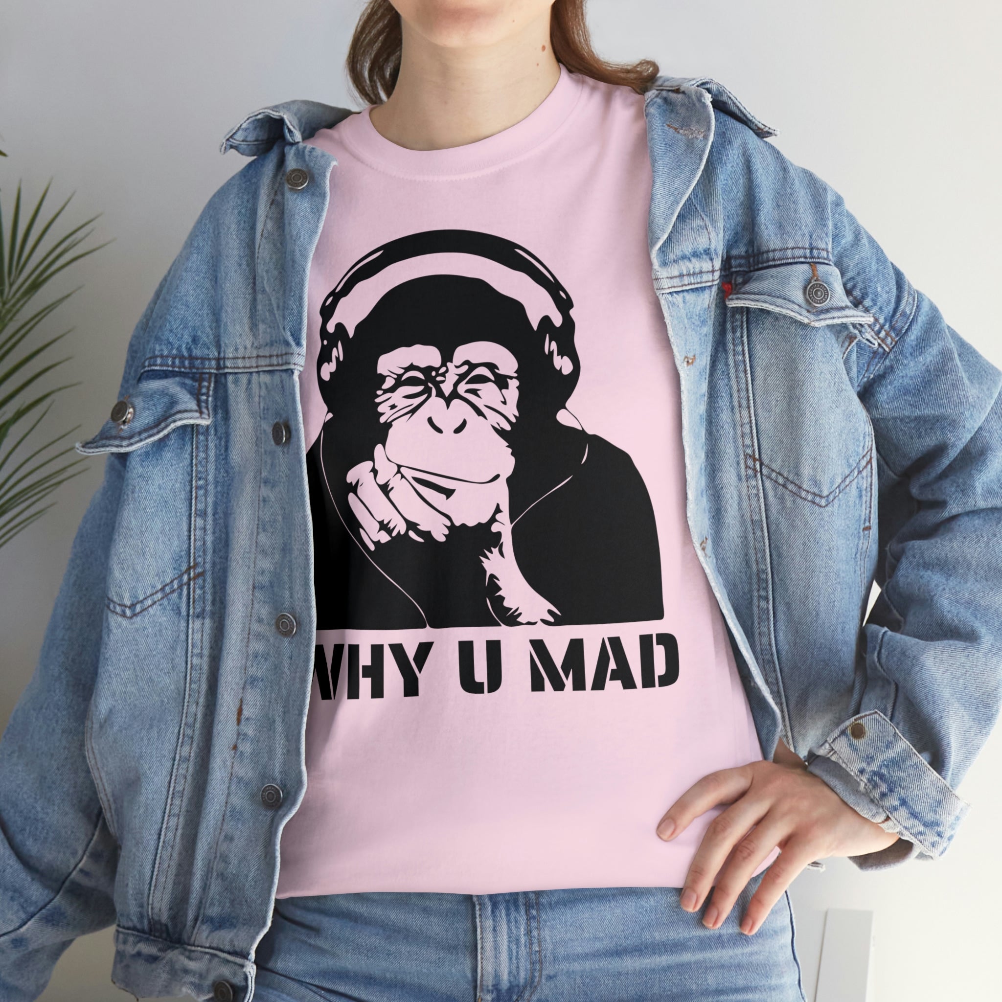 "Why U Mad" Unisex Heavy Cotton Tee