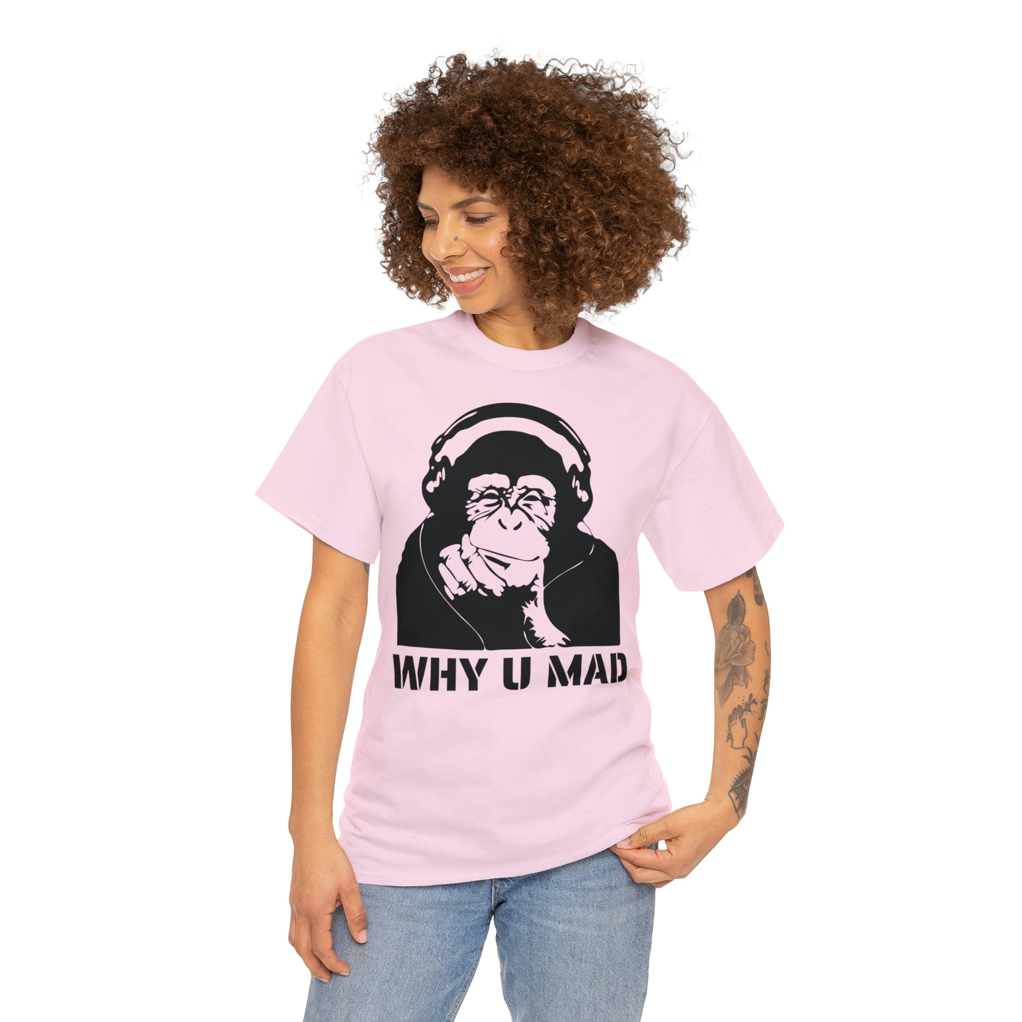 "Why U Mad" Unisex Heavy Cotton Tee