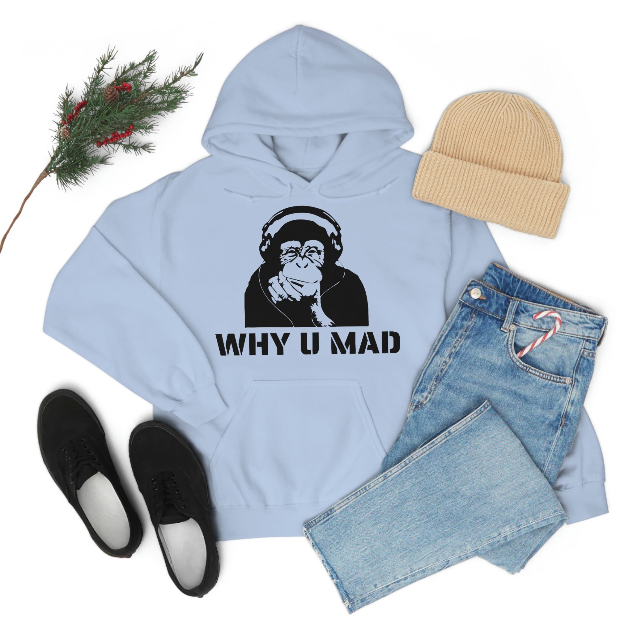 "Why U Mad" Unisex Heavy Blend™ Hooded Sweatshirt