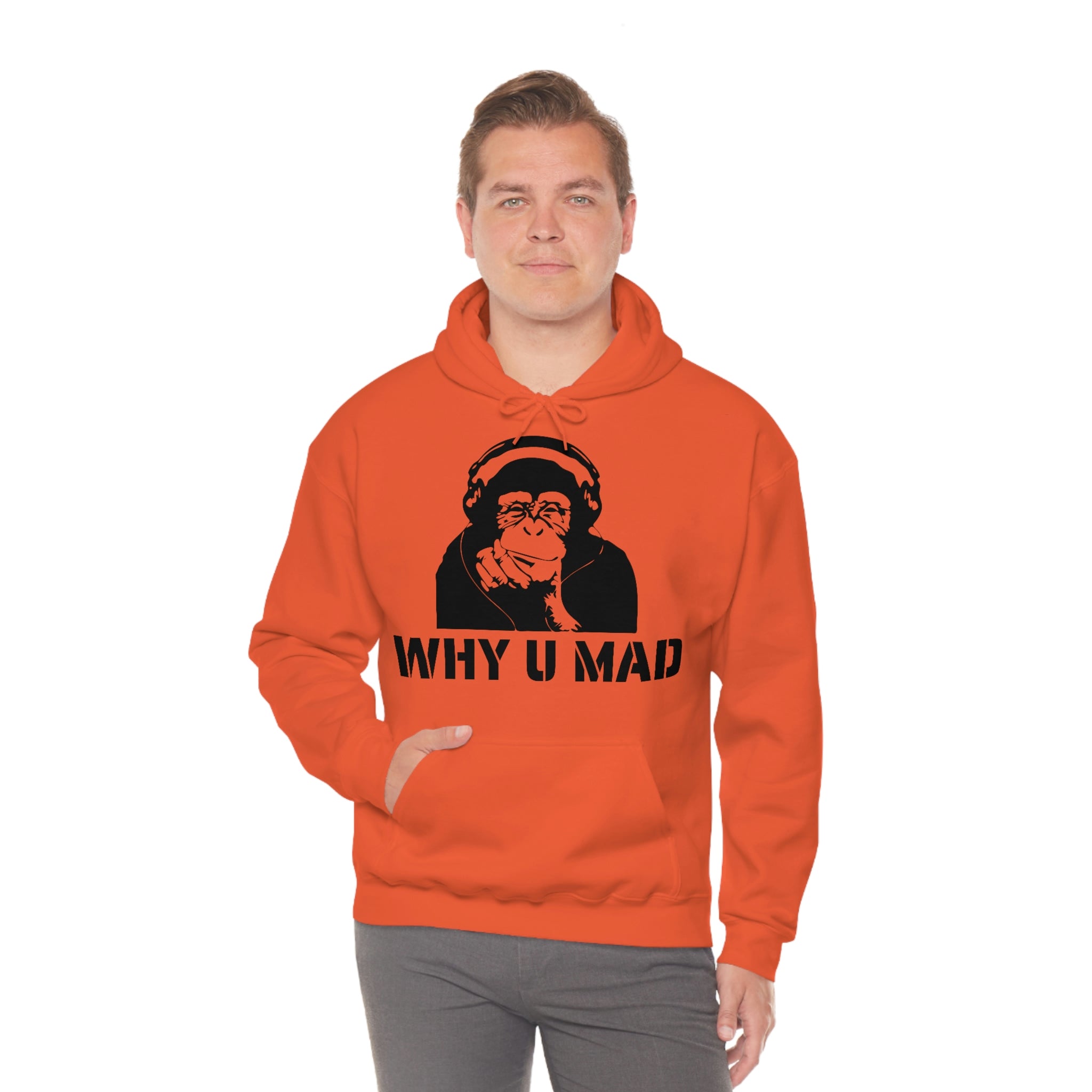 "Why U Mad" Unisex Heavy Blend™ Hooded Sweatshirt