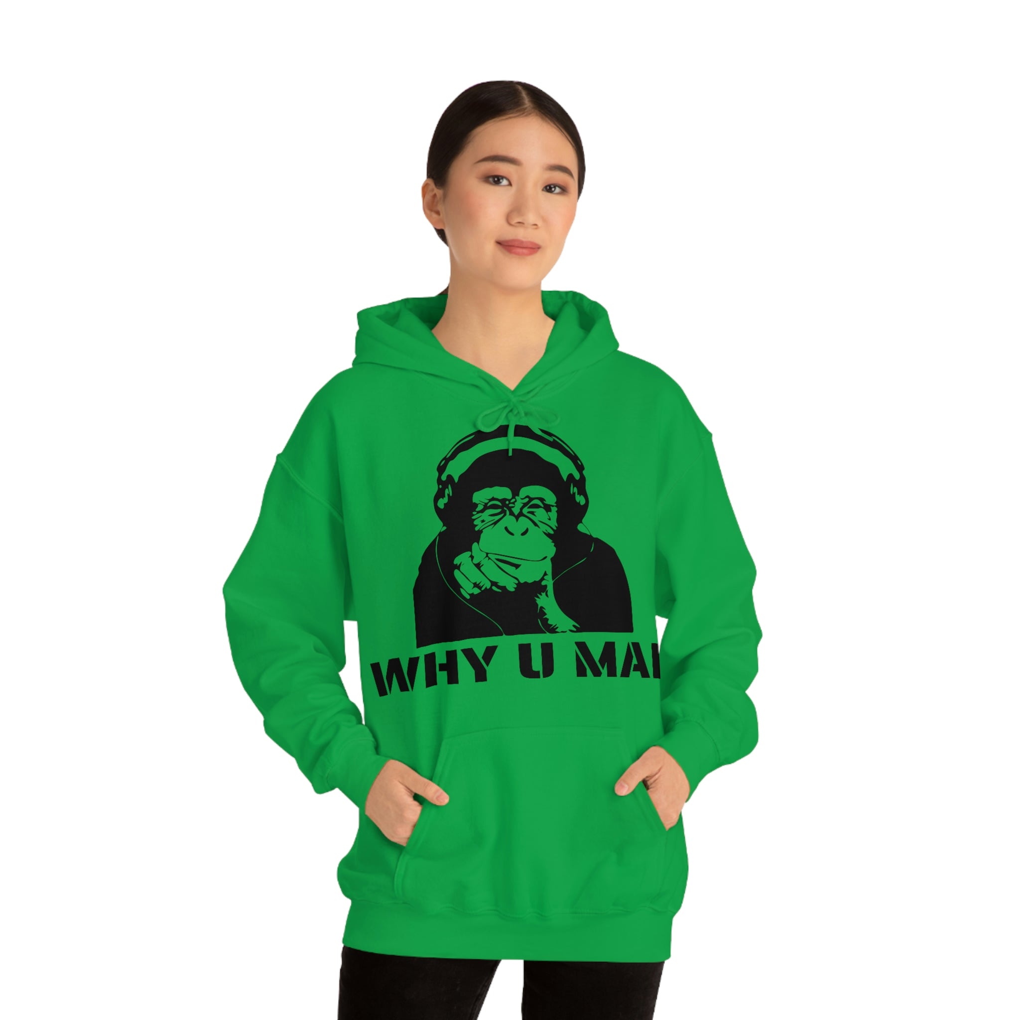 "Why U Mad" Unisex Heavy Blend™ Hooded Sweatshirt