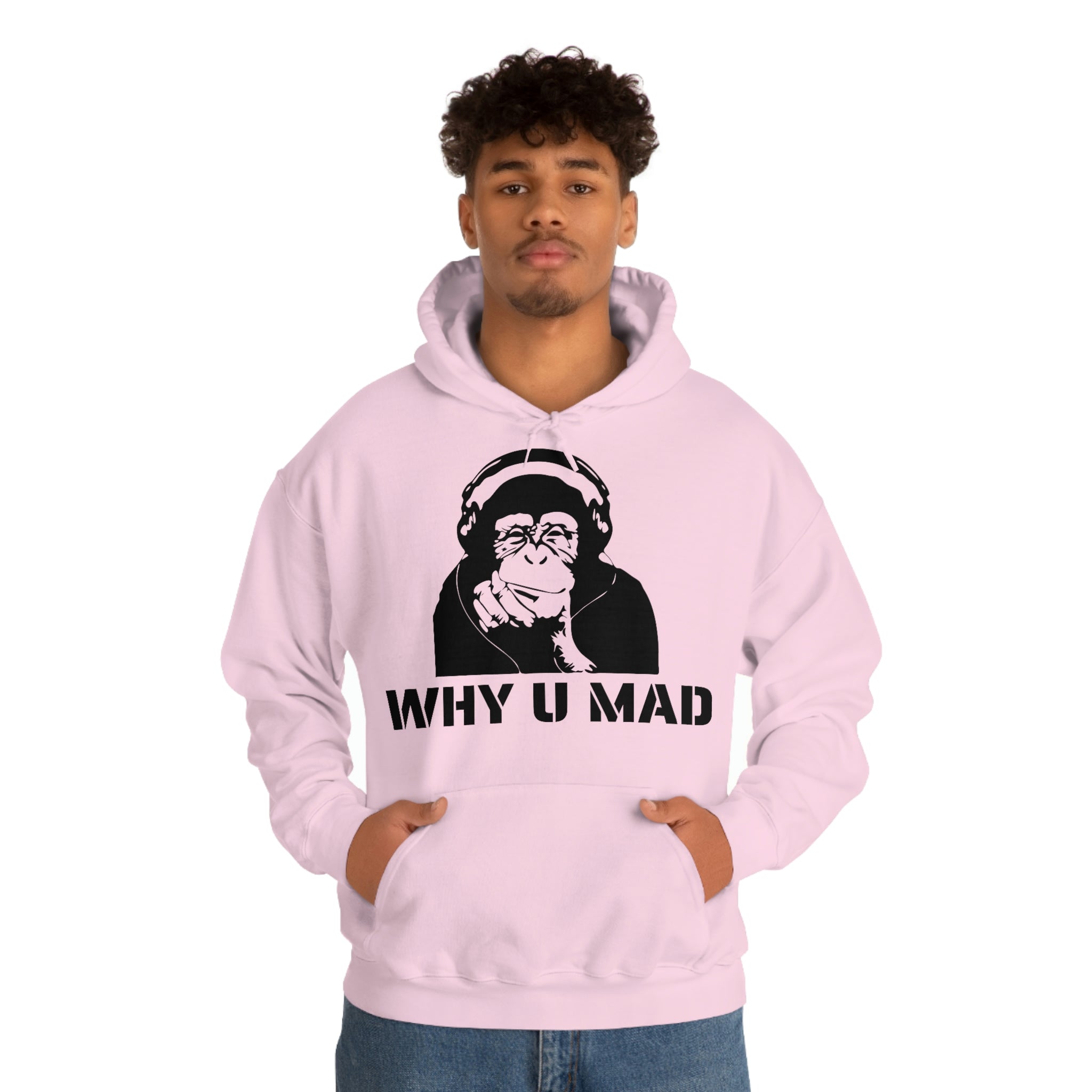 "Why U Mad" Unisex Heavy Blend™ Hooded Sweatshirt