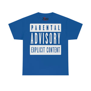 "Parental Advisory" Unisex Heavy Cotton Tee