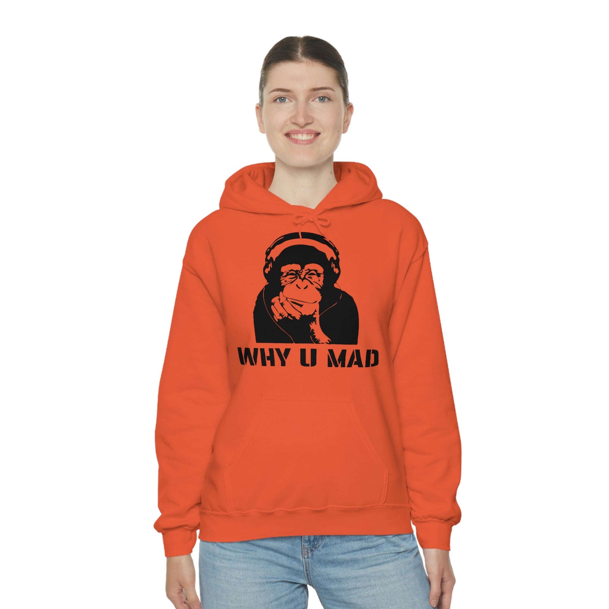 "Why U Mad" Unisex Heavy Blend™ Hooded Sweatshirt