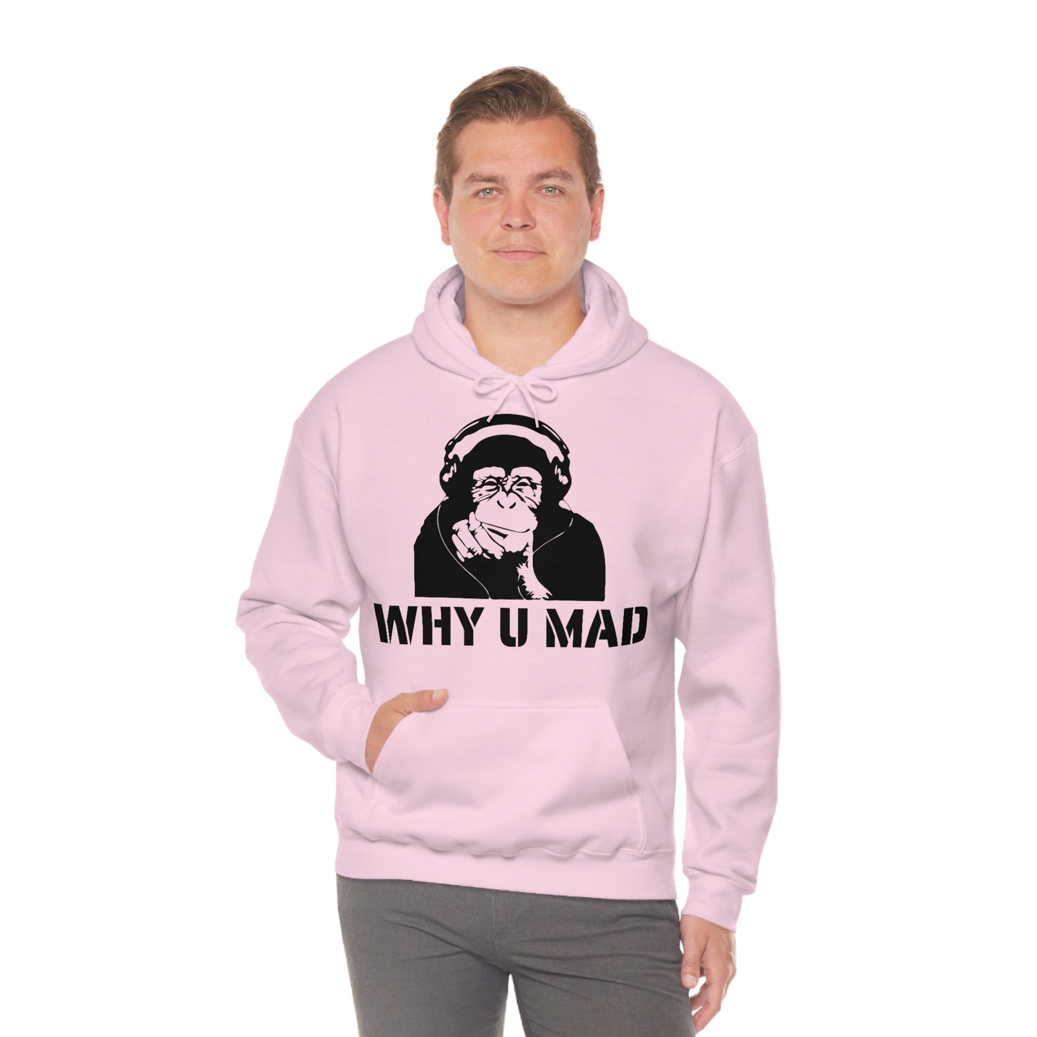 "Why U Mad" Unisex Heavy Blend™ Hooded Sweatshirt