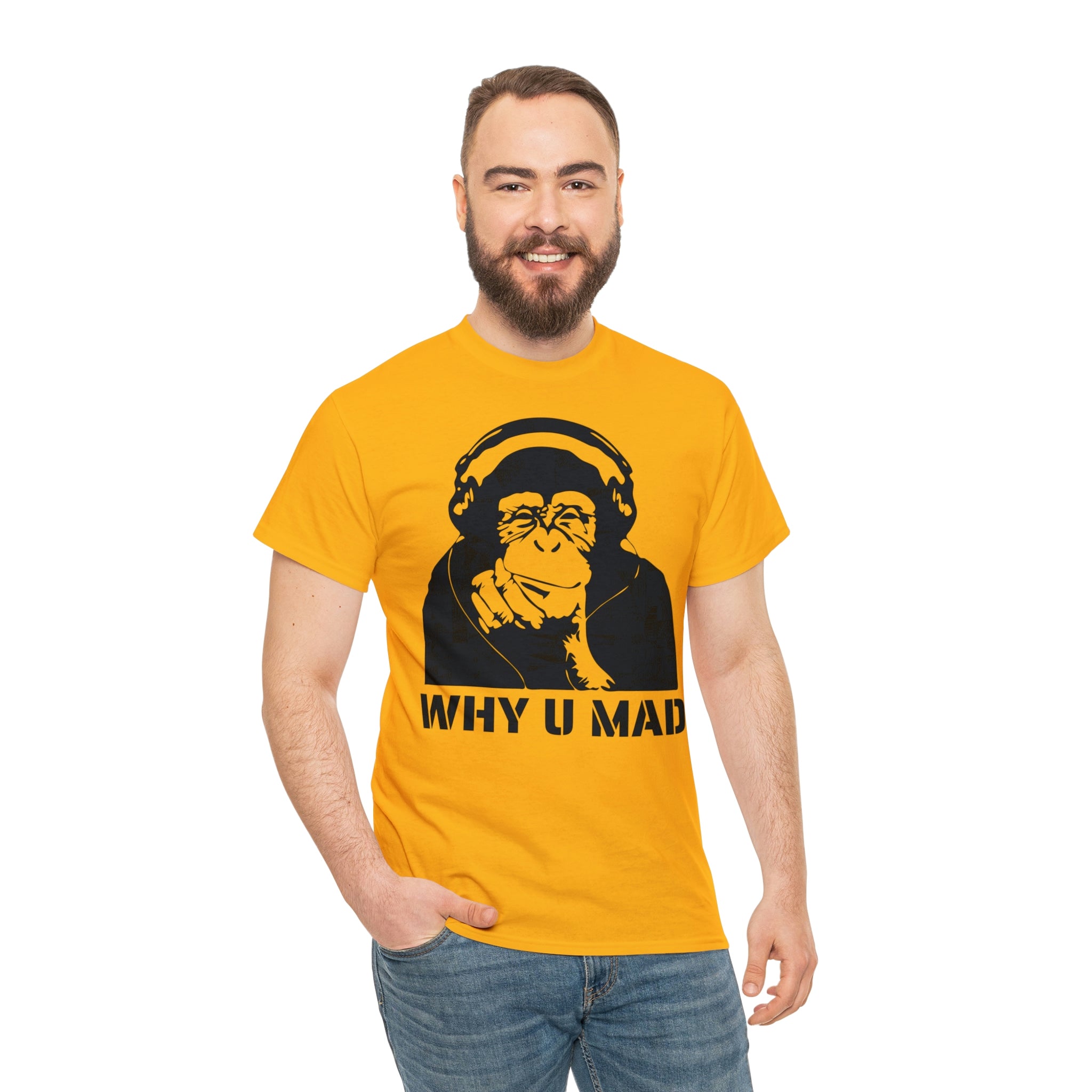 "Why U Mad" Unisex Heavy Cotton Tee