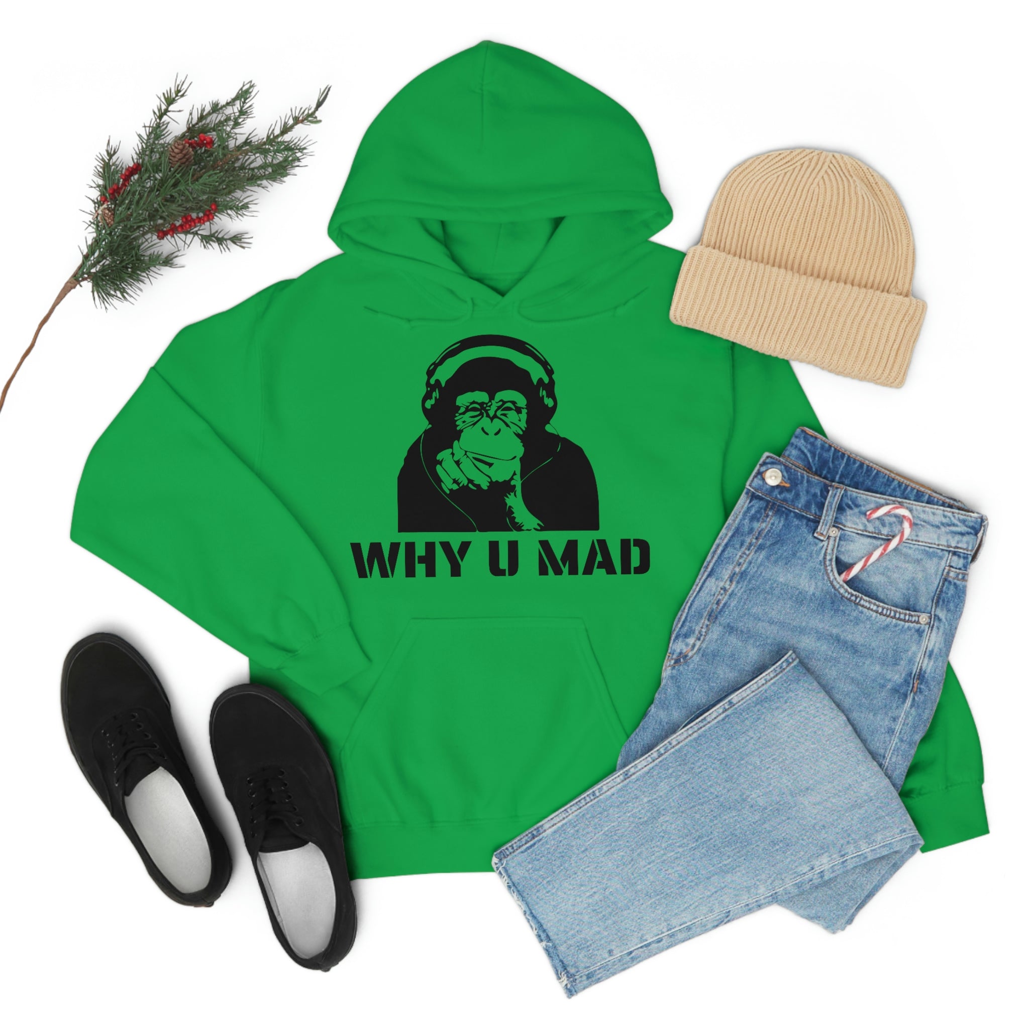 "Why U Mad" Unisex Heavy Blend™ Hooded Sweatshirt