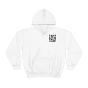 "QR Support" Unisex Heavy Blend Hooded Sweatshirt